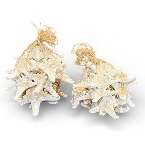 White Starfish Home Decor Set